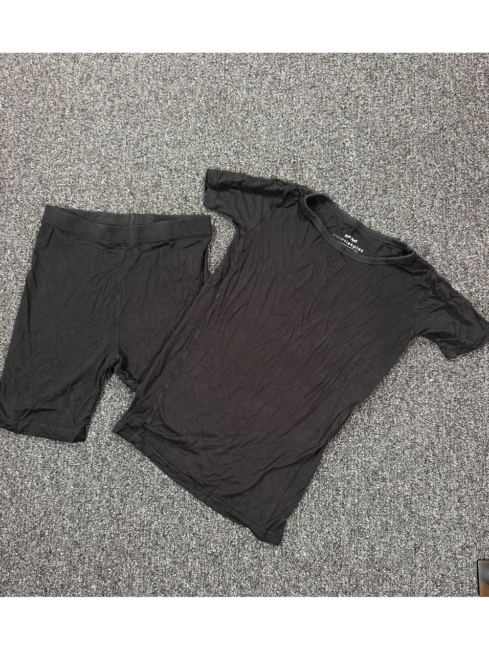 Little Sleepies Black Kids' Two-Piece Set Size 7/8